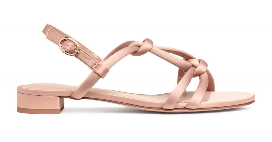 Sandali bassi rosa cipria - Carolina Milani Image Consultant